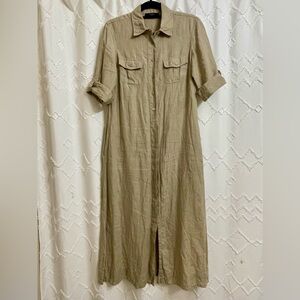MaxMara Weekend Tan Shirt Dress
